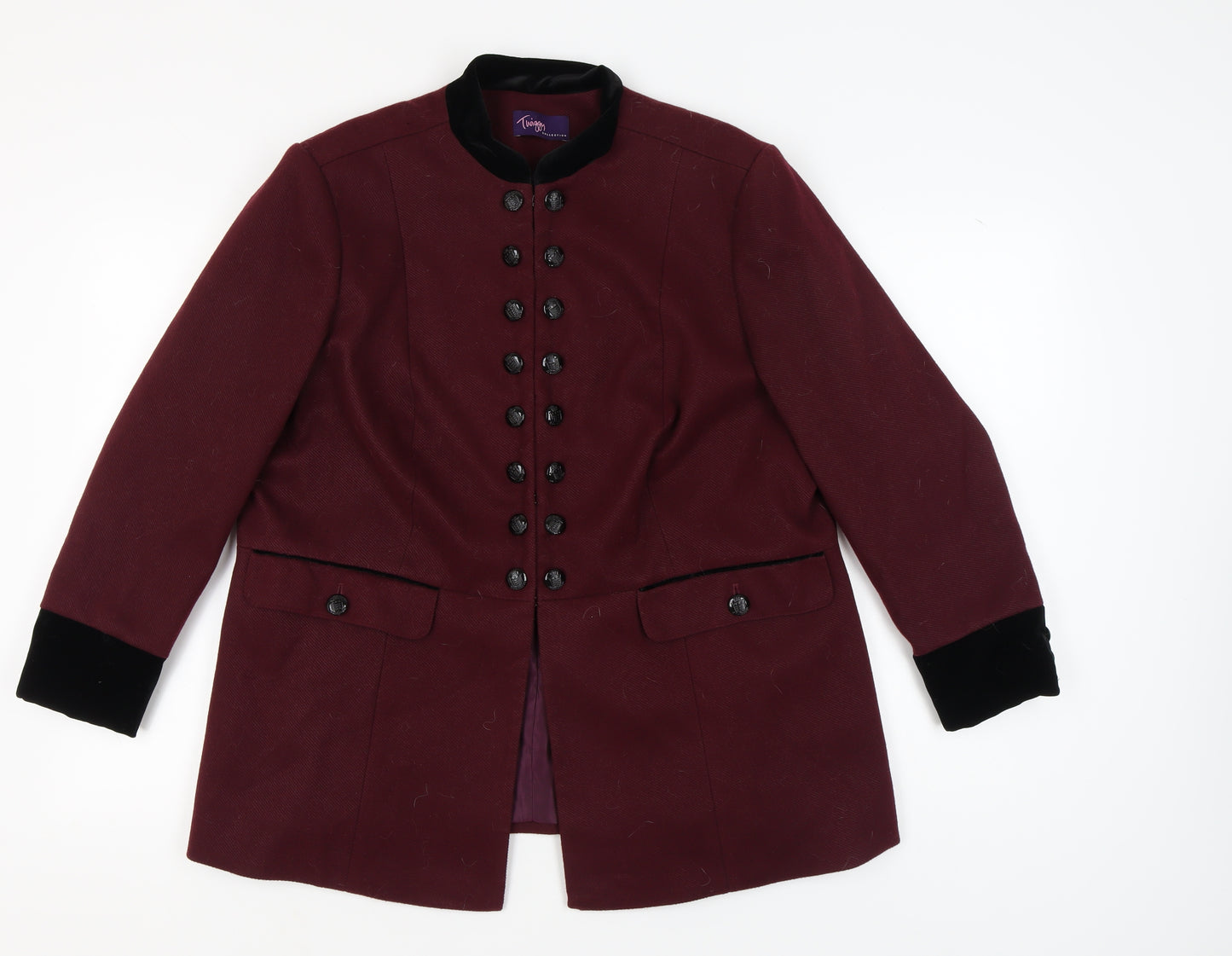 Marks and Spencer Women's Burgundy Jacket Size 22