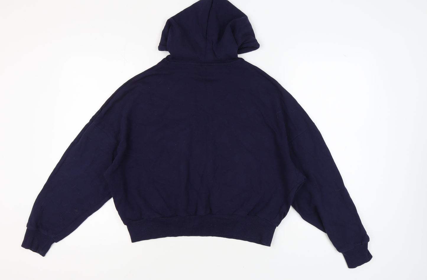 ASOS Women's Blue Cotton Pullover Hoodie Size 10