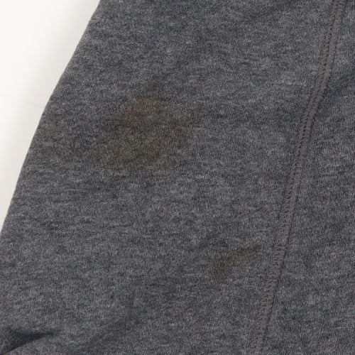 Under Armour Grey Pullover Hoodie Unisex L Fleece