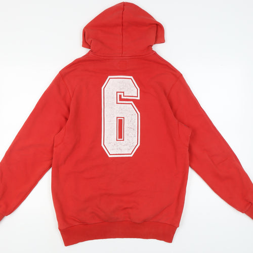 Adidas Men's Red Pullover Hoodie Size M