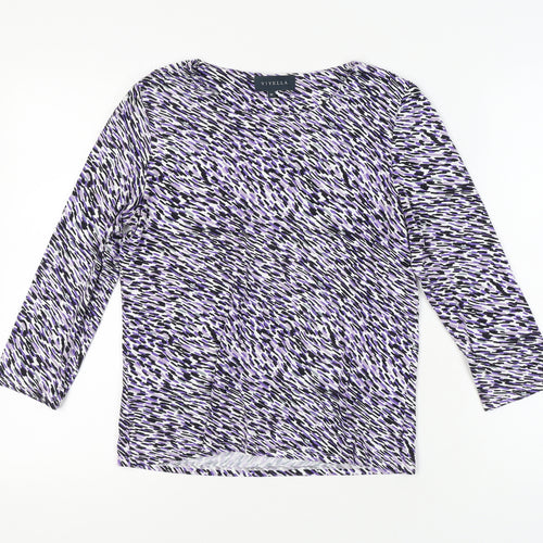 Viyella Women's Multicoloured Animal Print T-Shirt M