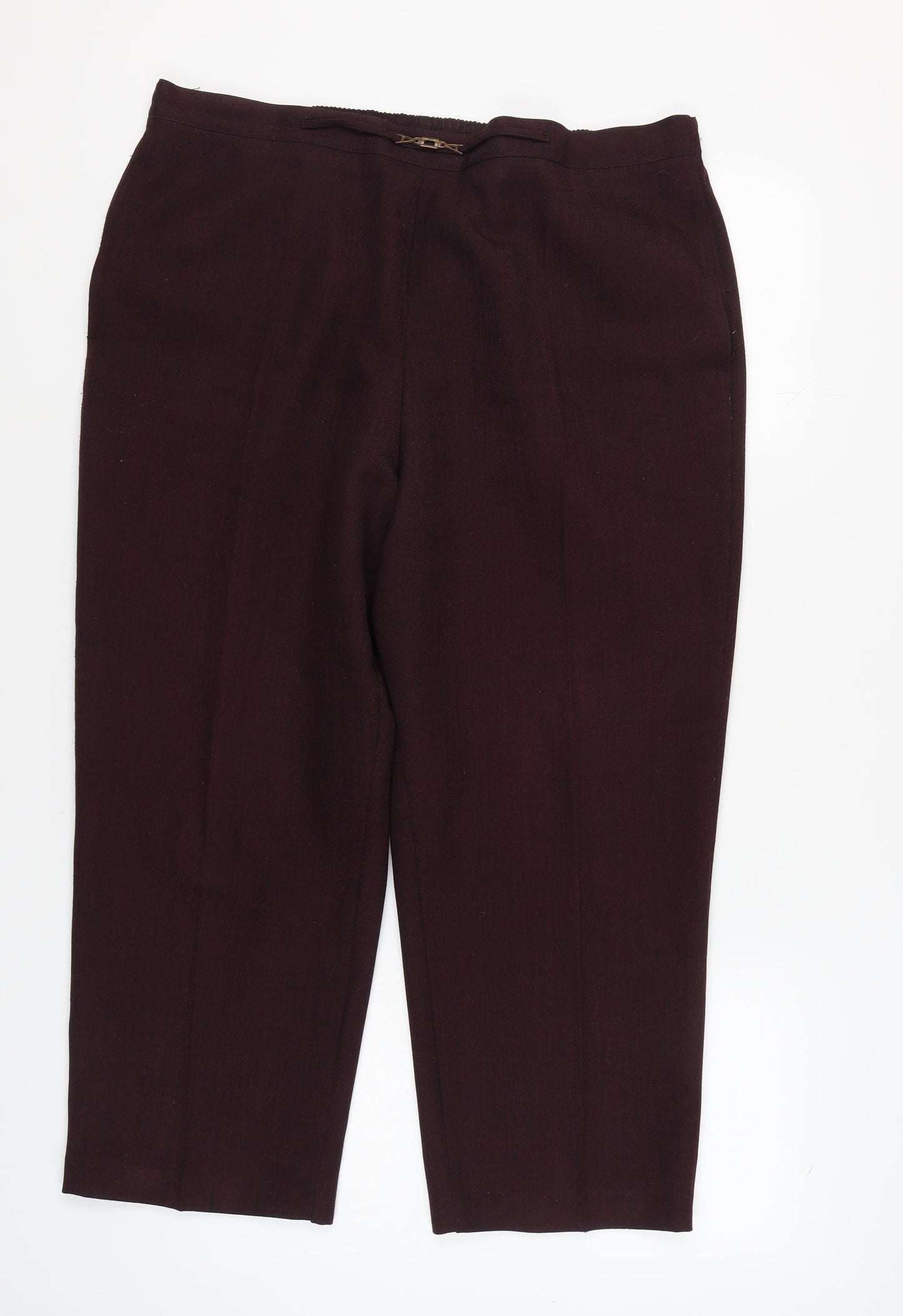 BHS Women’s Purple Trousers, Size 20, Autumn