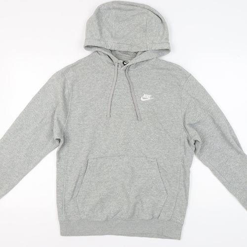 Nike Men's Grey Pullover Hoodie Size S
