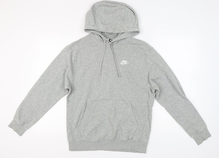 Nike Men's Grey Pullover Hoodie Size S