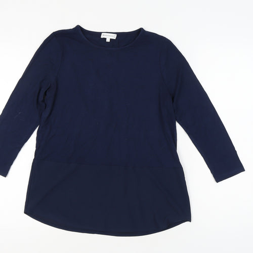 Warehouse Women's Blue Button Back Blouse Size 12