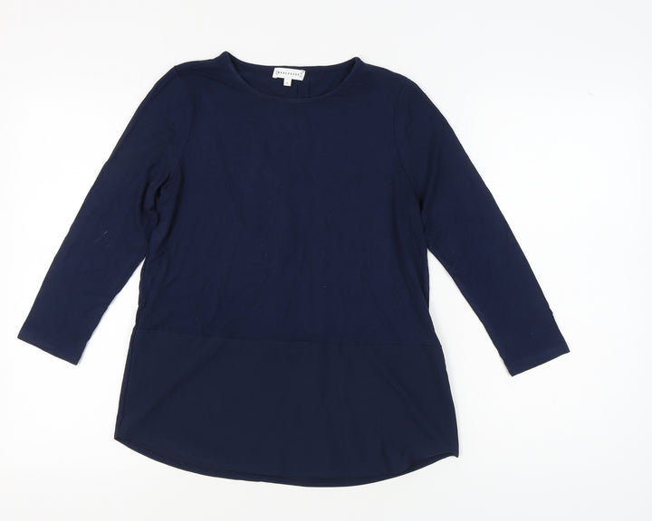 Warehouse Women's Blue Button Back Blouse Size 12