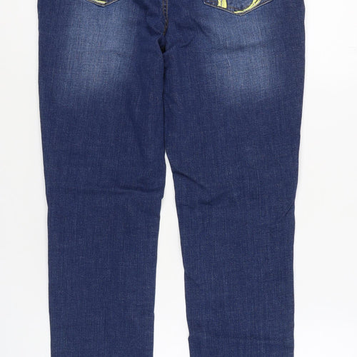 John Baner Women's Blue Straight Jeans Size 14