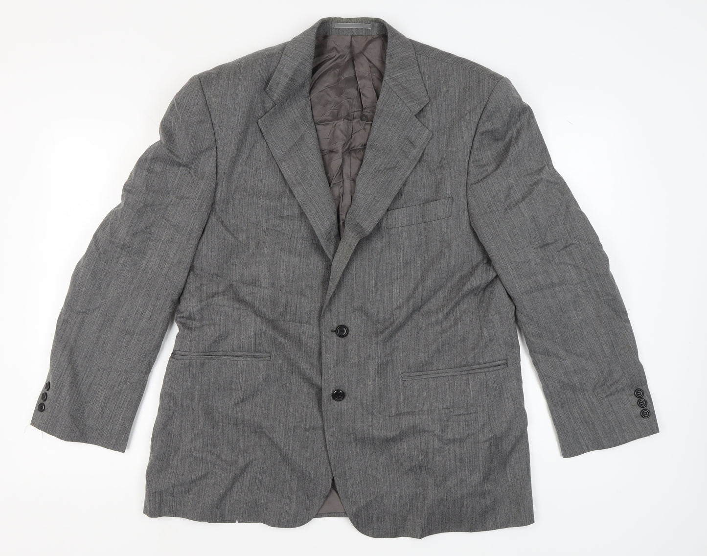 Debenhams Grey Men's Blazer, Size 44 Regular Fit