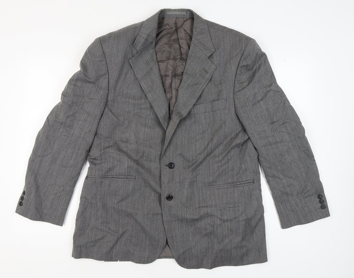 Debenhams Grey Men's Blazer, Size 44 Regular Fit