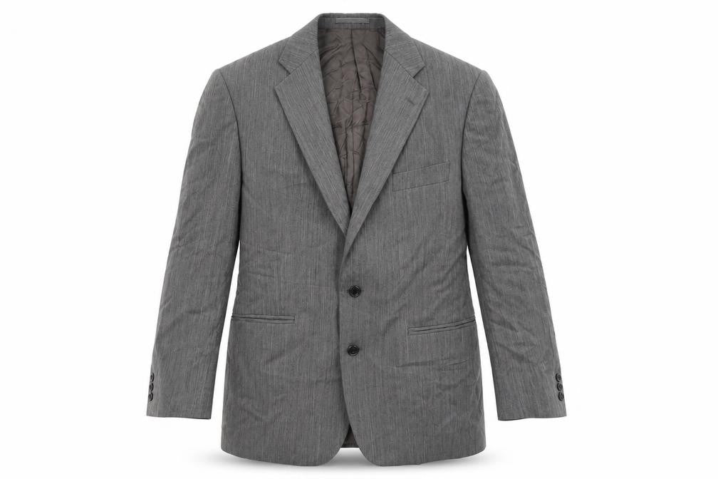 Front view of Debenhams Grey Men's Blazer, size 44, Regular Fit
