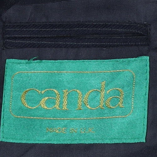 C&A Men's Blue Striped Short Blazer - 38 Regular Fit