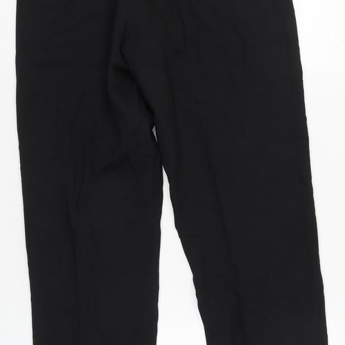 Marks & Spencer Men's Black Pleated Trousers 32/31