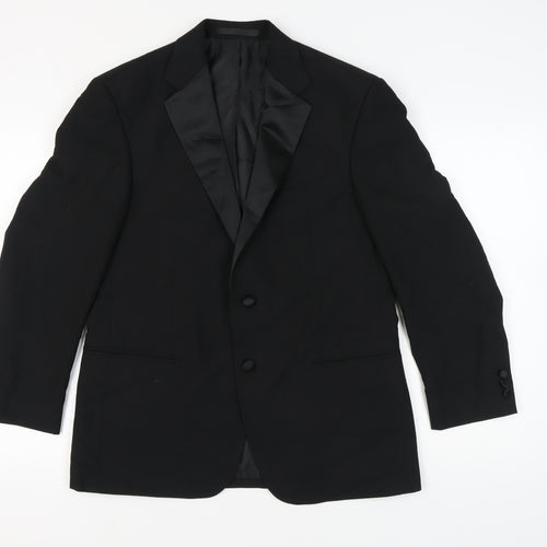 Marks and Spencer Men's Black 40S Tuxedo Blazer Formal