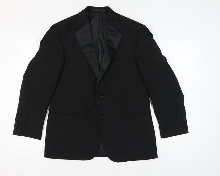 Marks and Spencer Men's Black 40S Tuxedo Blazer Formal