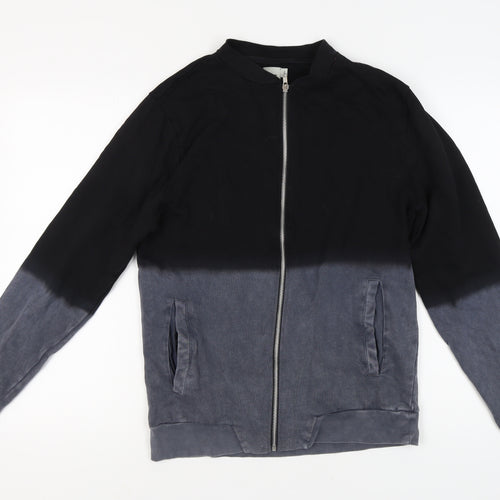 ASOS Men's Black/Grey Full Zip Sweatshirt, S
