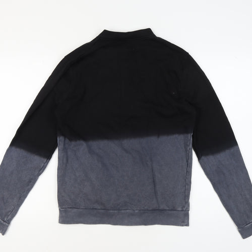 ASOS Men's Black/Grey Full Zip Sweatshirt, S