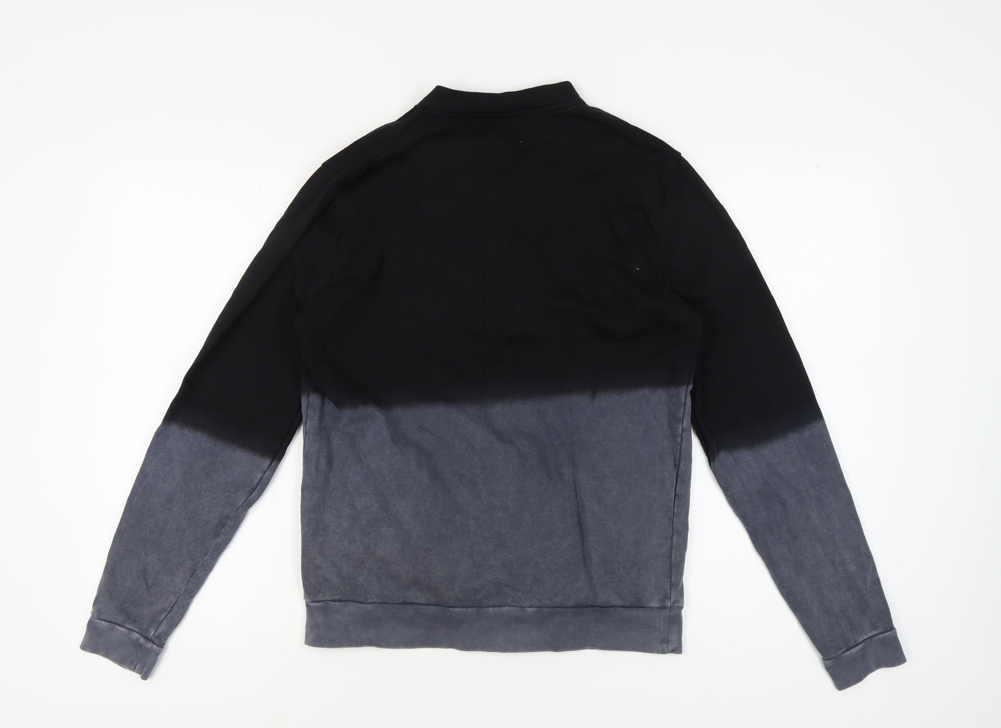 ASOS Men's Black/Grey Full Zip Sweatshirt, S