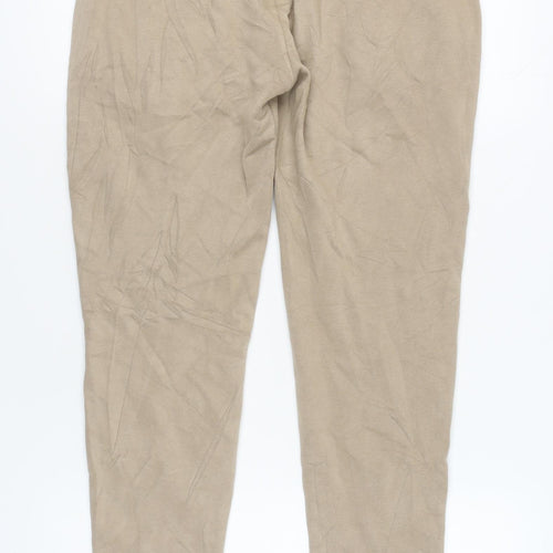 Brave Soul Men's Beige Jogger Trousers, M, Casual Fit