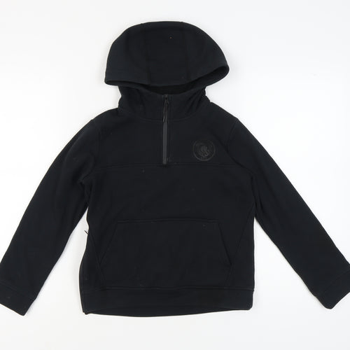 Manchester City Boys Black Hoodie 10-11 Years Football Style