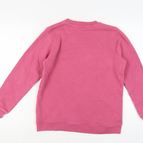 EWM Women's Pink Embroidered Sweatshirt, Size 10-12