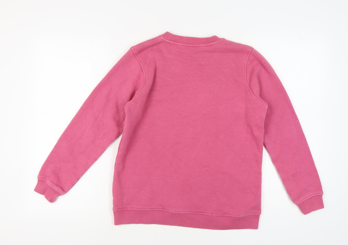 EWM Women's Pink Embroidered Sweatshirt, Size 10-12