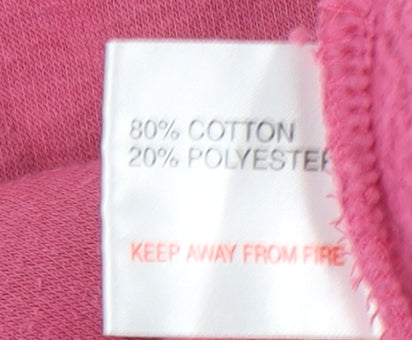 EWM Women's Pink Embroidered Sweatshirt, Size 10-12
