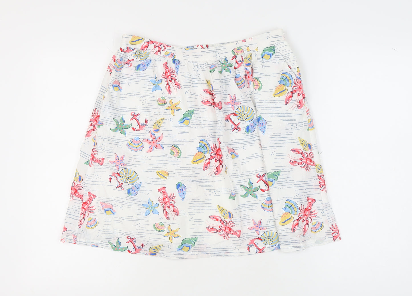 Cath Kidston Women's Nautical A-Line Skirt, M, Multicoloured