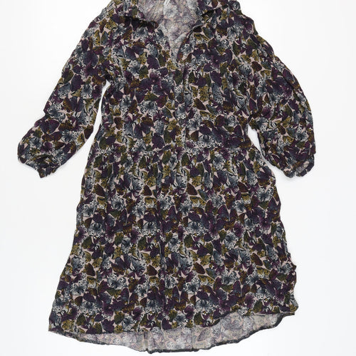Next Women's Multicoloured Floral Dress Size 12