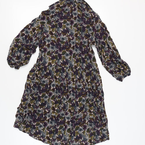 Next Women's Multicoloured Floral Dress Size 12