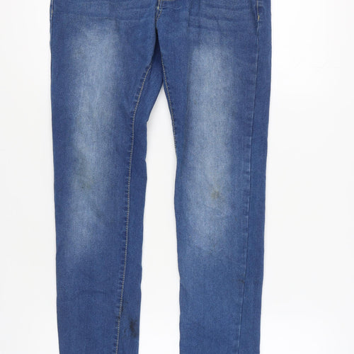 boohooMAN Men's Blue Slim Fit Skinny Jeans Size 30