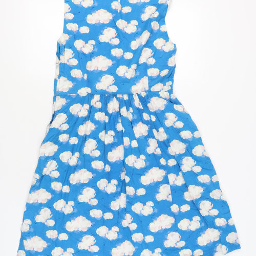 Cath Kidston Women's Blue A-Line Dress, Size 12