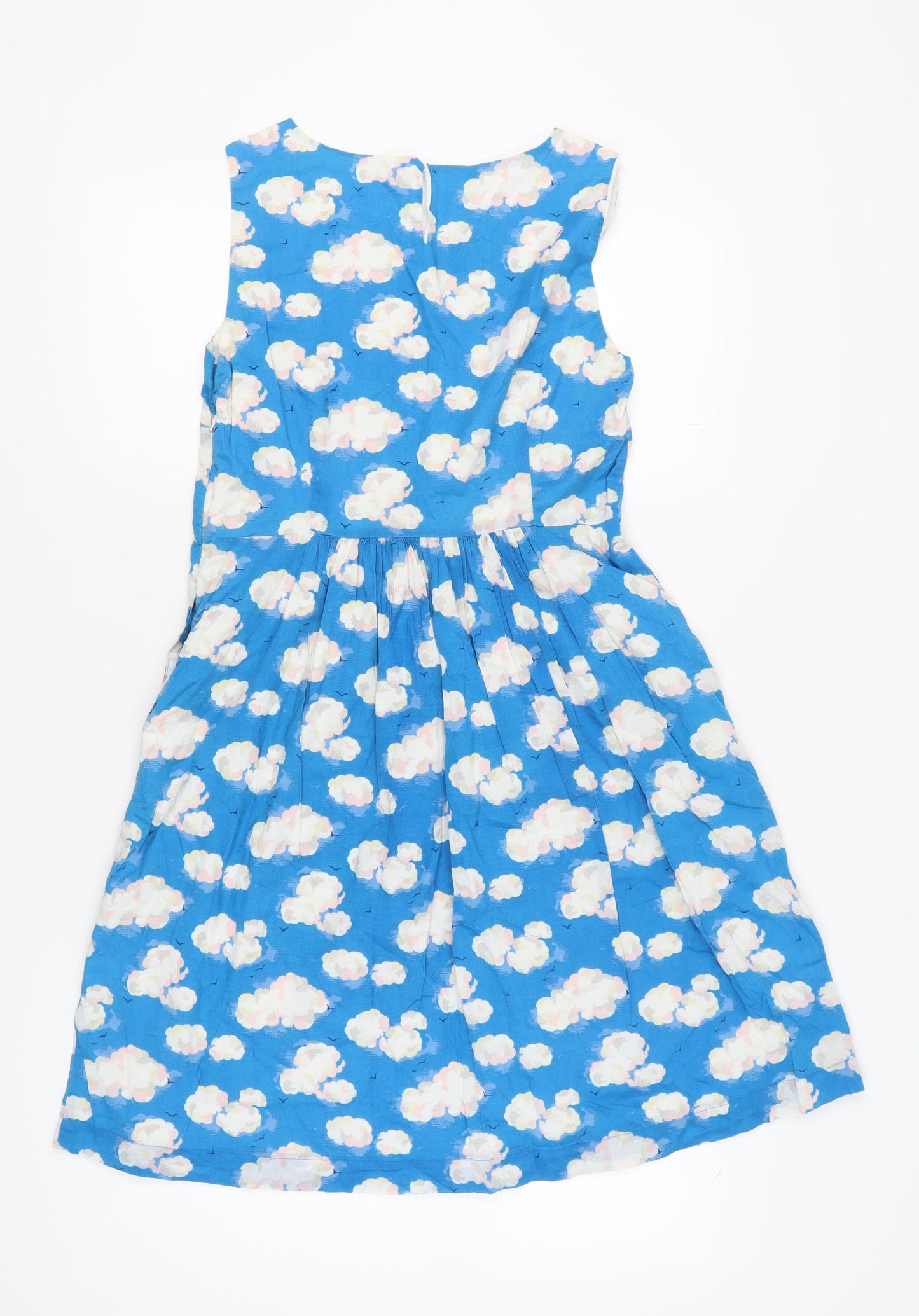 Cath Kidston Women's Blue A-Line Dress, Size 12
