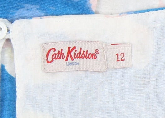 Cath Kidston Women's Blue A-Line Dress, Size 12