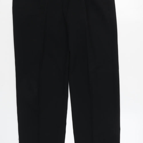 Dimensions Men's Black Trousers, Size 32R, Polyester