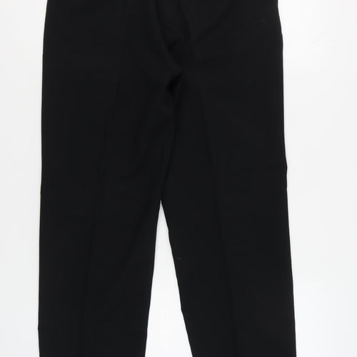 Dimensions Men's Black Trousers, Size 32R, Polyester