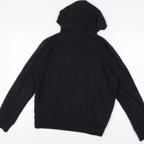 French Connection Men's Black Pullover Hoodie M