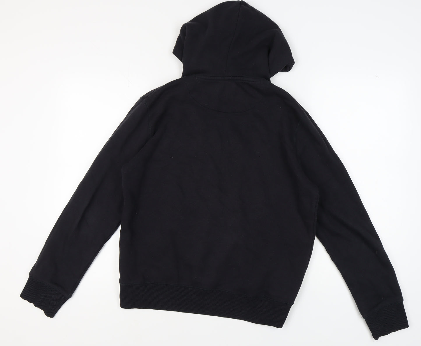 French Connection Men's Black Pullover Hoodie M