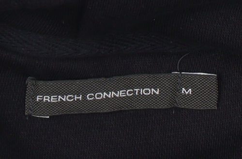 French Connection Men's Black Pullover Hoodie M