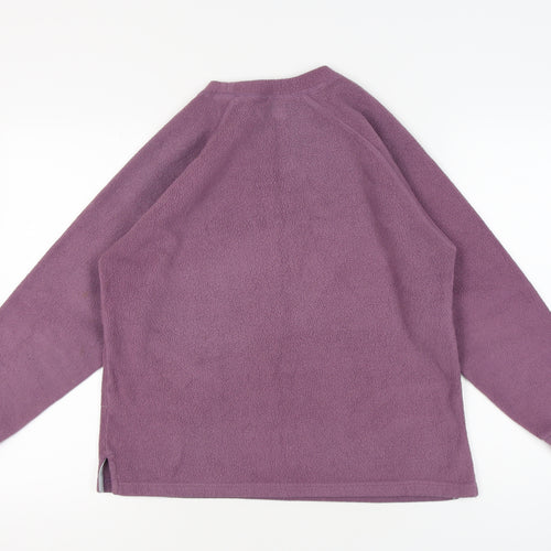 Peter Storm Women's Purple Fleece Pullover Sweatshirt Size 14