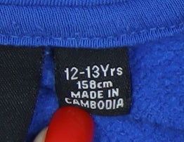 Boys Blue PlayStation Hoodie 12-13 Years Pullover Casual