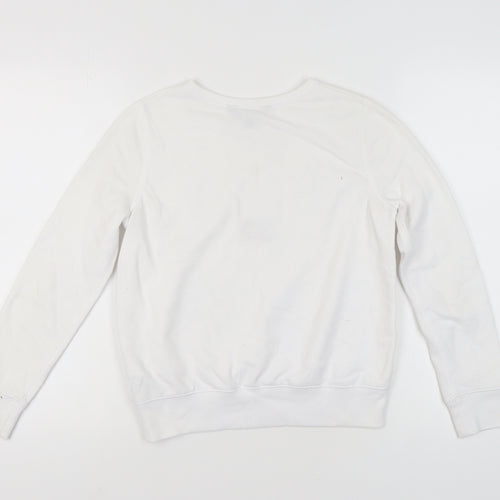 Polo Ralph Lauren Girls White Pullover Sweatshirt 16Y Logo