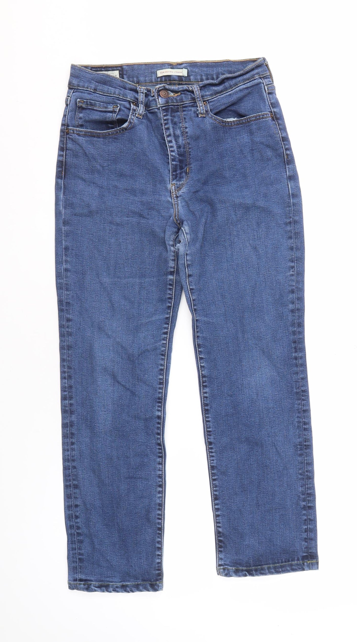 Levi's Men's Blue 724 High Rise Straight Jeans Size 28