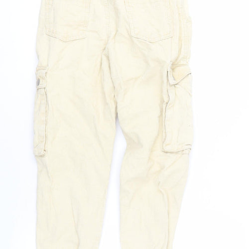 PrettyLittleThing Women's Beige Cargo Trousers Size 6