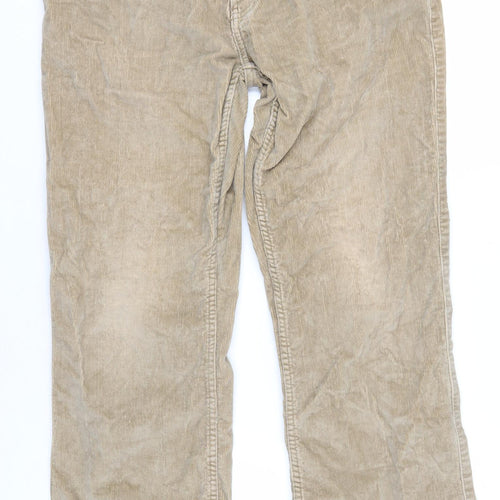 Angelo Litrico Men's Beige Corduroy Trousers 35x30