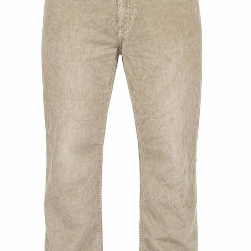 Angelo Litrico Men's Beige Corduroy Trousers 35x30