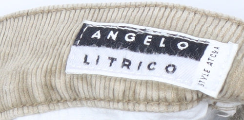 Angelo Litrico Men's Beige Corduroy Trousers 35x30