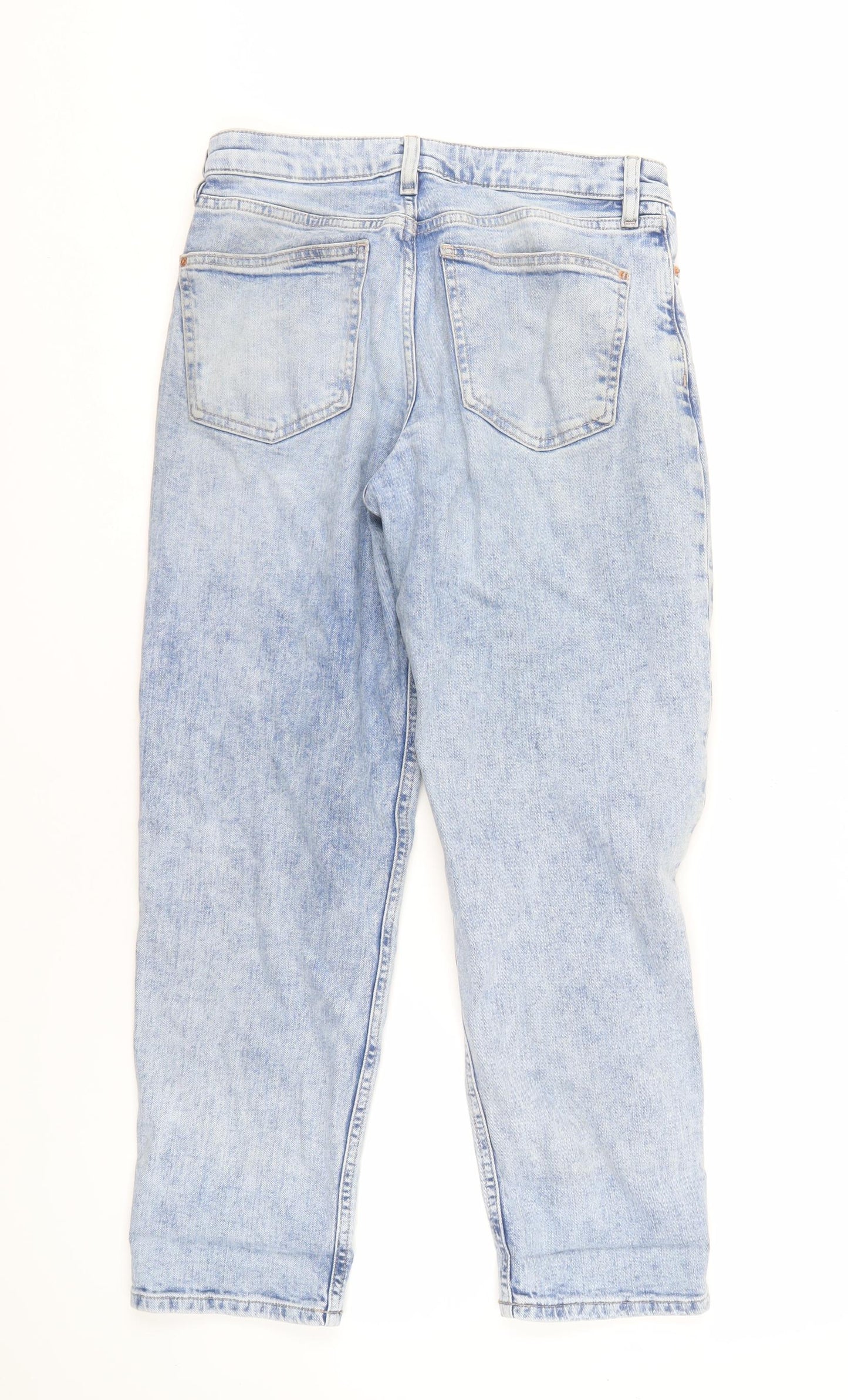 Marks and Spencer Women's Blue Boyfriend Jeans Size 10