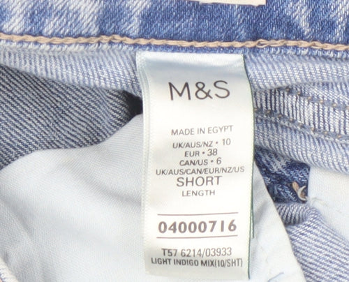 Marks and Spencer Women's Blue Boyfriend Jeans Size 10