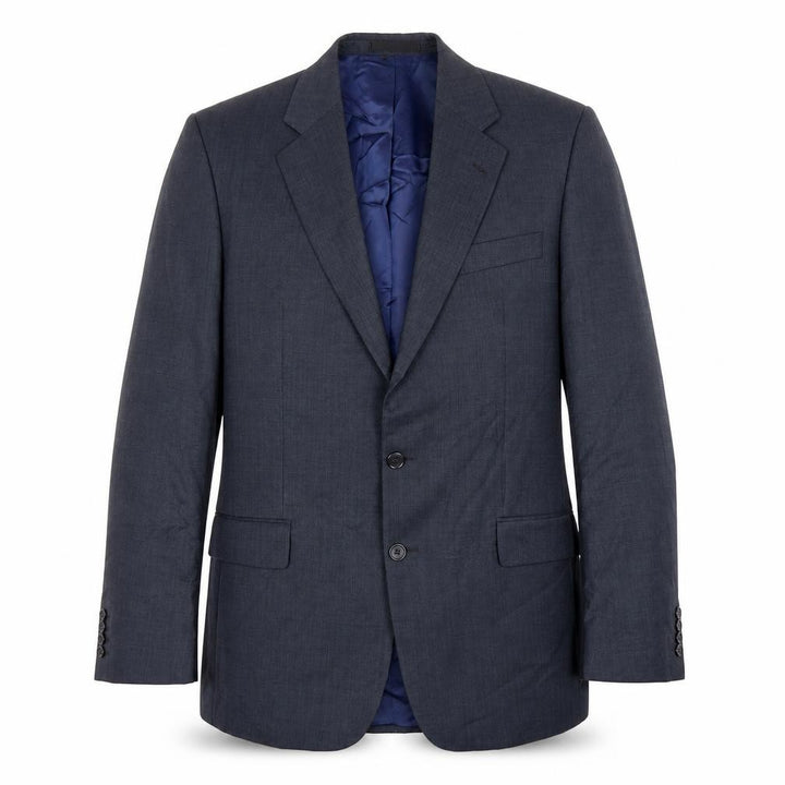 Front view of BHS Men's Blue Suit Jacket, 40in, Long, Business Formal