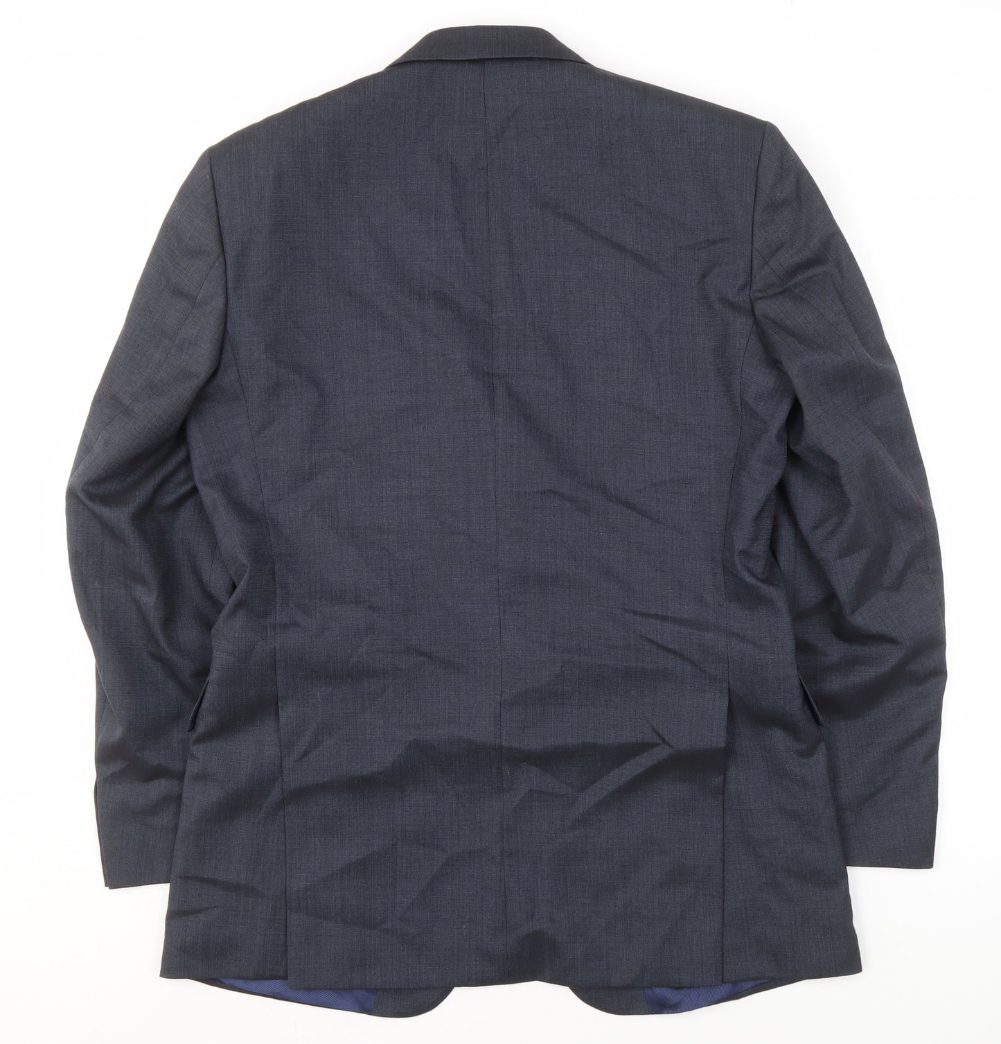 BHS Men's Blue Suit Jacket, 40in, Long, Business Formal